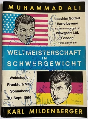 21) Muhammad Ali Clay WM Joe Louis 20x signiert Mildenberger Blin Boxen signed - Bild 1 von 4