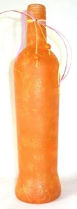 DIY ★ Leuchtflasche ★ beleuchtete Flasche ★ UNI ★ orange ★ 31cm ★ - Picture 1 of 1