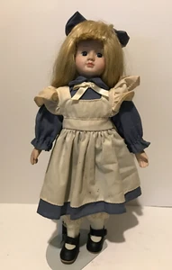 Old 16" Doll on Stand 40+ Years Old Alice in Wonderland - Picture 1 of 6