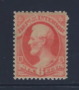 Bigjake: #O-18, 6 cent Dept. of the Interior - *OG-NH - Picture 1 of 2