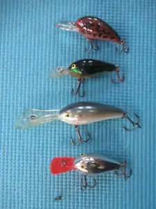Esca a manovella vintage Rapala Deep Diving & Fat Rap - mista - Foto 1 di 23