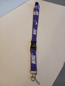 Nike Purple  Lanyard with Logo and Swoosh - Picture 1 of 2