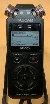 Tascam DR-05X 2-Input 2-Track Portable Stereo Handheld Digital Audio Recorder - Image 1 of 4