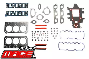 VALVE REGRIND GASKET SET FOR HOLDEN COMMODORE VT VX VY L67 SUPERCHARGED 3.8L V6 - Picture 1 of 1