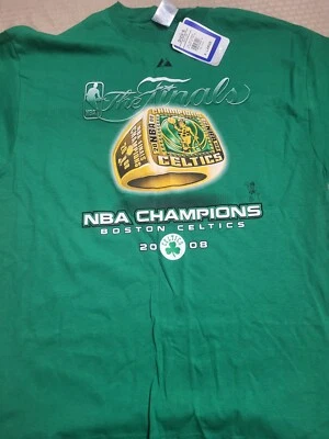 Camiseta Vintage 2008 Boston Celtics Campeonato NBA Talla XL Extra Grande GRANDE 3 Foto 1 de 4