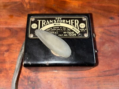 vintage Marx Transformer Cat. No. 1229 Model Train O Gauge 110-120 Volt -Ex Cond - Image 1 of 4