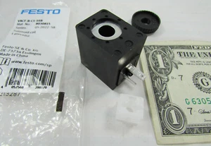 New Festo Electric Solenoid Valve Coils, 110/120 VAC VACF-B-C1-16B 8030815 CE UL - Picture 1 of 16