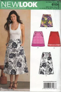 Sewing Pattern New Look 6106 Misses' Skirts - Picture 1 of 1