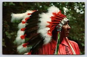 Postkarte Steve Saunooke Cherokee Indianerreservat, Smokey Mountains, NC - Bild 1 von 2