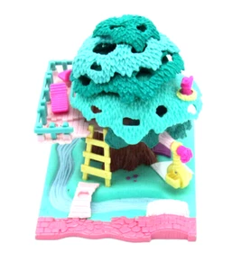 Polly Pocket Spielset Baumhaus Compact Vintage 1994 Bluebird mit Figuren - Bild 1 von 5