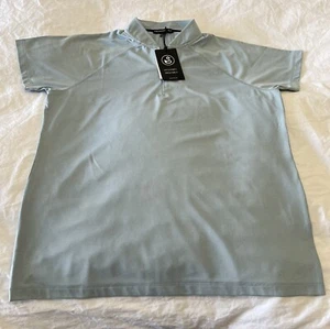 SWANNIES | Women’s SZ XL | QUINN POLO | Sky Blue Short Sleeve | NWT - Picture 1 of 12