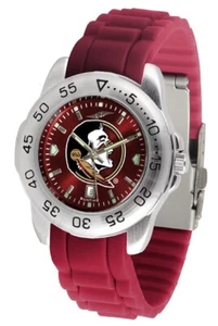Sun Time Men's Licensed Collegiate Sport Watch Silicone Strap (Pick Your Team) - Picture 1 of 74