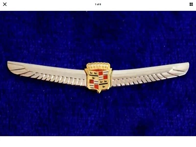 Cadillac Hat Pin Lapel Pin Crest Emblem Accessory Badge GM Escalade Eldorado - Image 1 of 4
