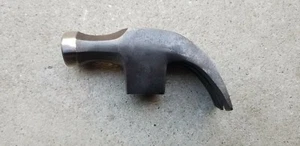 Vintage Unbranded Curved 1lb-0.7oz Claw Hammer Head 5" Long - Picture 1 of 8