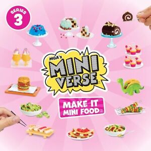 MGA Miniverse Make It Mini Food DINER SERIES 3 Craft Kits - Pick and choose!!