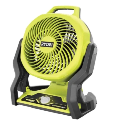 New Ryobi PCL811B ONE+ 18V Cordless Hybrid WHISPER SERIES 7-1/2" Fan - Image 1 of 3