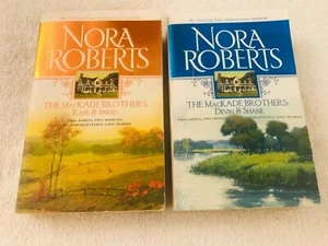 Nora Roberts "The MacKade Brothers" Complete Series of 4 Novels in Lot 2 PB Book - Picture 1 of 1