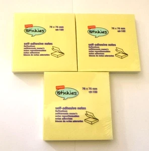 Post-it Haftnotizzettel Notizzettel Block 76 x 76 mm 3 Blöcke je 100 Blatt - Bild 1 von 1
