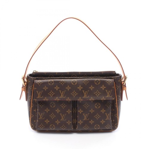 LOUIS VUITTON（LV） Borsa a tracolla Louis Vuitton Viva cite GM M51163 Monogram tela marrone usata donna