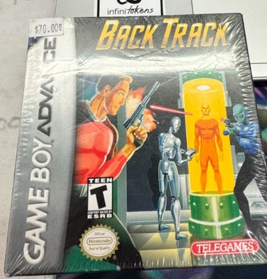 BRAND NEW + SEALED!  BackTrack for GBA.  Highly Collectible. - Image 1 of 4