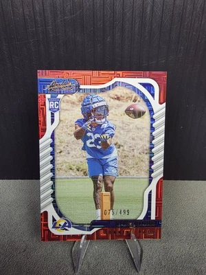 2022 Panini Absolute - Rookies Kyren Williams #182 Red Squares /499 (RC) - Image 1 of 4