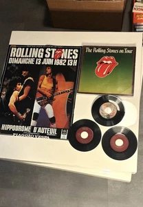 The Rolling Stones Sammler-Paket Buch Poster Hippodrome d’Auteuil &Vinyl Singles - Bild 1 von 14