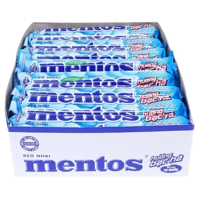 16 sticks of Mentos Soft Candy Mint Flavour 29.7g Per stick. Refreshing Chewy - image 1 of 4
