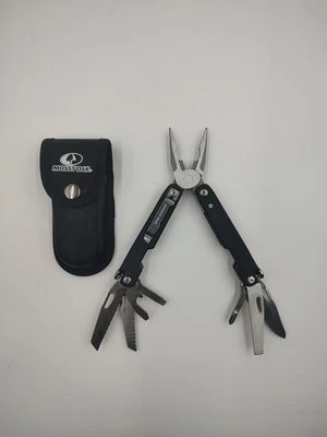 Mossy Oak 11 em 1 multi ferramenta - Alicate faca serra chave de fenda arquivo preto com bainha - Imagem 1 de 4