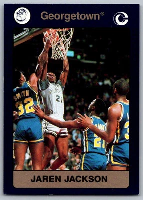 1991-92 Collegiate Collection Georgetown Hoyas Jaren Jackson Georgetown Hoyas - Image 1 of 2