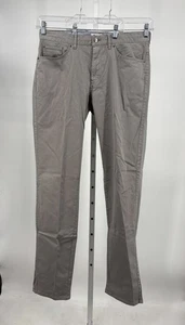 Pantalone Peter Millar Crown Ultimate raso cinque tasche uomo grigio preppy nuovo con etichette ME0B39 - Foto 1 di 6