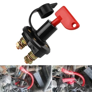Car RV ATV DC 12V-24V Battery Isolator Switch Disconnect Kill Key - Picture 1 of 7