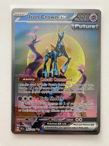 Iron Crown EX 206/162 Special Illustration Rare Temporal Forces - Picture 1 of 2