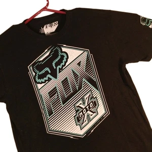 Fox Moto X Motorcross Double Sleeve Hit T-Shirt Men's Size Large - Picture 1 of 6