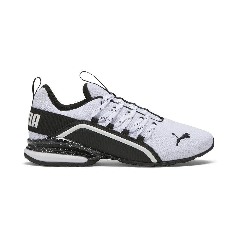 Puma Axelion Cyber City 31032101 Mens White Mesh Athletic Running Shoes - Image 1 of 4