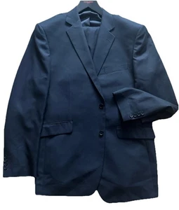 DEHAVILLAND BRITISH DESIGN SMART CLASSIC NAVY FORMAL/WORK SUIT UK 44L - Picture 1 of 4