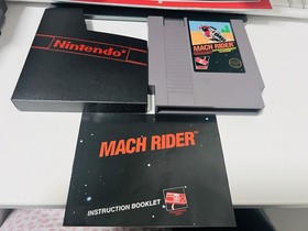 NES Mach Rider, 1985, probado aut&eacute;ntico, due&ntilde;o original, 5 tornillos