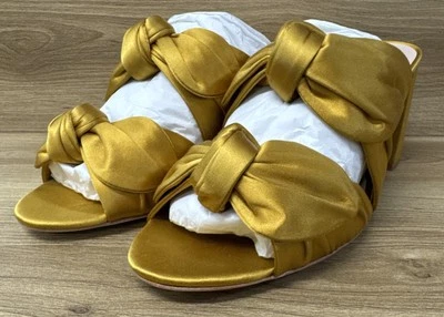 Loeffler Randall Womens Penny Knot Adele Sat Sandal Marigold Size 9 NWB - Image 1 of 4