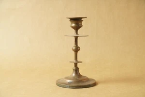 19th century Napoleon III copper bronze candle holder without decor  - Picture 1 of 11