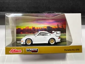 1/64 SCHUCO TARMAC WORKS PORSCHE 911 GT2 WEISS - Bild 1 von 3