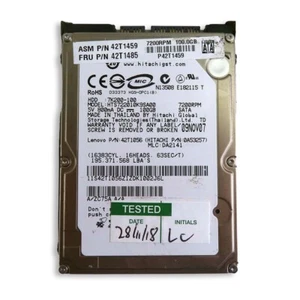 100GB SATA 2.5" 7200K 9.5mm HDD - HTS721010G9SA00 - Picture 1 of 2