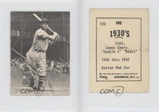1972 TCMA The 1930's Jimmie Foxx #120 HOF