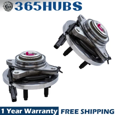 Conjunto de cubo de rolamento de roda dianteira 2x 4WD para 2011-2014 Lincoln Navigator HU515142 - Imagem 1 de 4