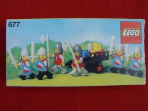 LEGO 677 KNIGHTS PROCESSION -100% COMPLETE V RARE VINTAGE SET 1979 (see my items - Picture 1 of 12