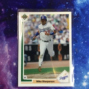 Mike Sharperson - 1991 - Upper Deck Baseball - Los Angeles Dodgers #598 - Bild 1 von 1
