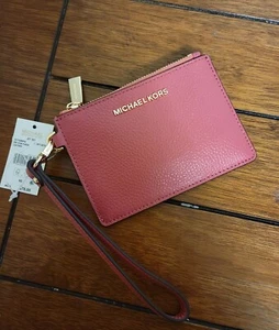 MICHAEL KORS CREMALLERA BOLSA PARA MONEDAS/TARJETA DE IDENTIFICACIÓN BAYA LIGERA PRECIO DE VENTA SUGERIDO POR EL FABRICANTE 78 $ - Imagen 1 de 6