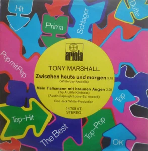 7" 1970 PROMO RARE IN MINT- ! TONY MARSHALL : Zwischen heute und morgen - Bild 1 von 1