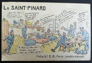CPA - 75 - La Saint Pinard - Halte là ! E.R. PARIS - Imagen 1 de 2
