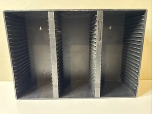 Laserline 60 CD Shelf Storage Cabinet Black Case Wall Rack Model CD60 - Picture 1 of 10
