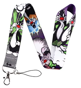 Sylvester Cat Looney Tunes Lanyard Neck Strap ID Card or Keys - Free Post - Bild 1 von 3