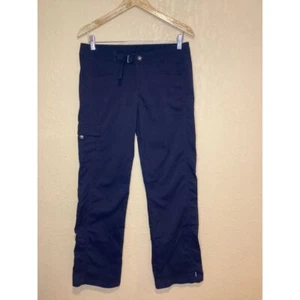 PrAna Breathe Black Cargo/Hiking Pants, Size 6, with adjustable built in belt - Picture 1 of 14